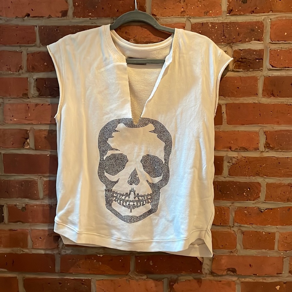 Zadig & Voltaire Paula Skull Sweat Shirt Top M NWT
